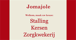 Desktop Screenshot of jomajole.nl
