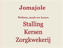 Tablet Screenshot of jomajole.nl